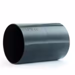 Manguito PVC Enchufable Aiscan Ø16mm Gris