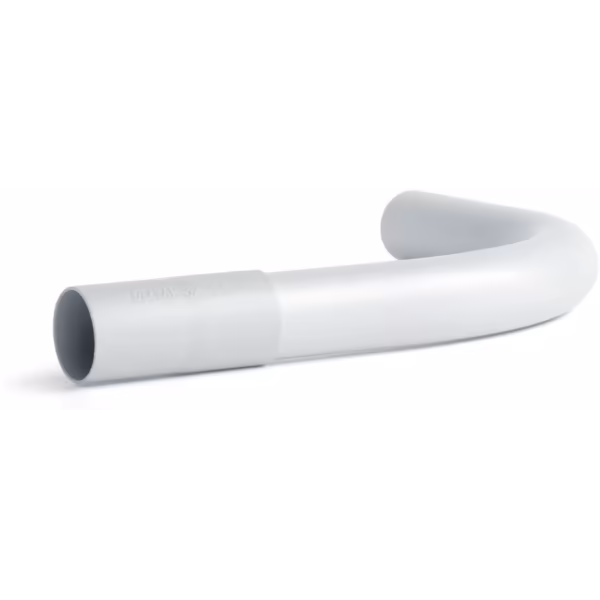 Curva Rígida PVC Enchufable Aiscan Ø20mm Gris (200 PZ)